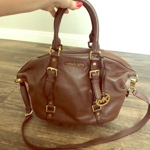 Beautiful brown leather MK bag
